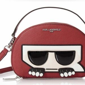 Karl Lagerfield Red Crossbody Bag